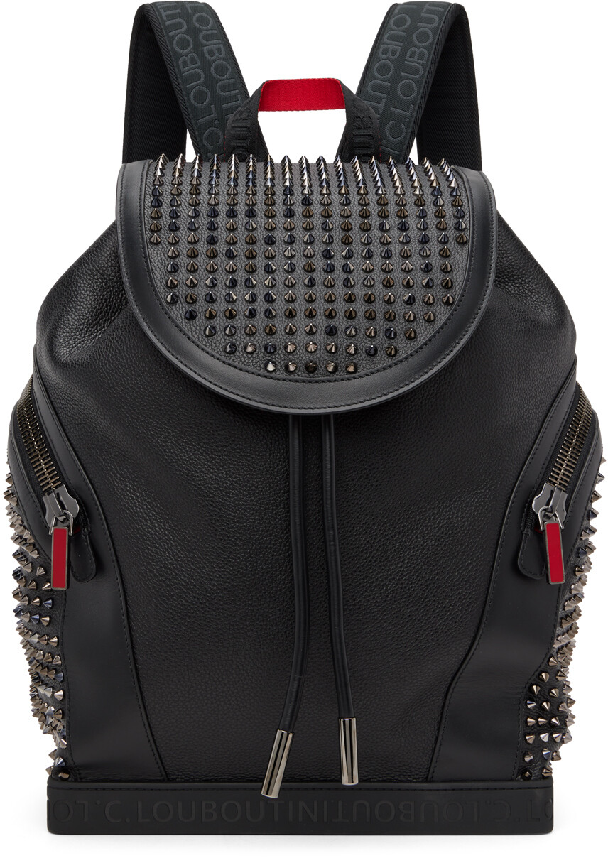 

Черный рюкзак Explorafunk Christian Louboutin