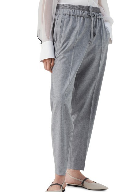 

Мешковатые брюки-сигареты Brunello Cucinelli