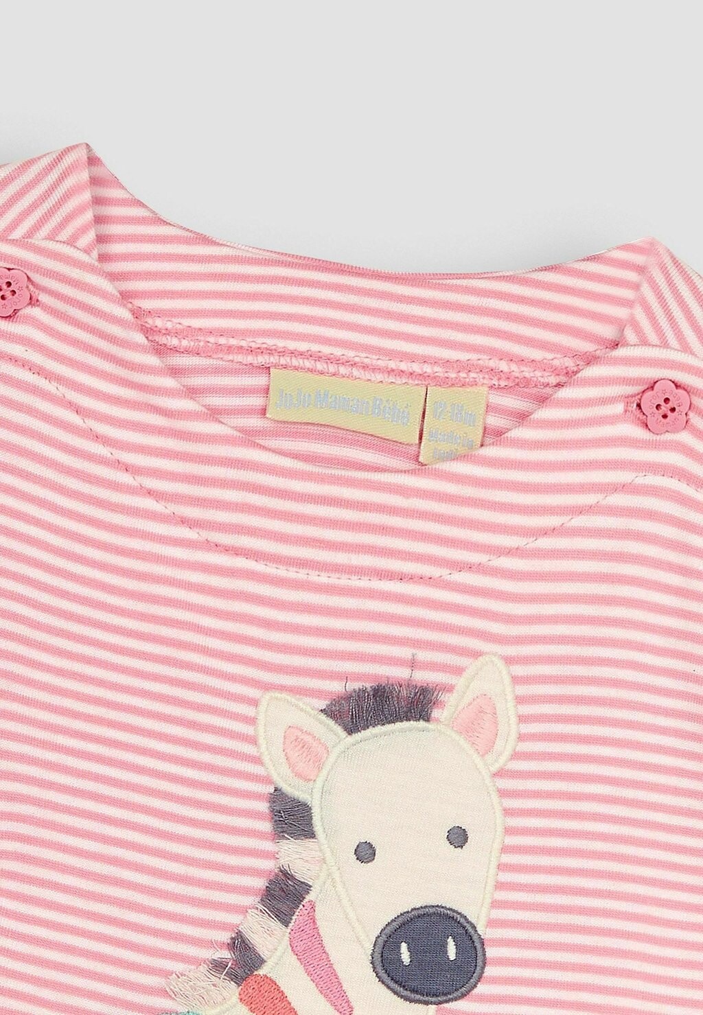 

REGULAR FIT Applique JoJo Maman Bébé, Футболка с принтом розово-розовый