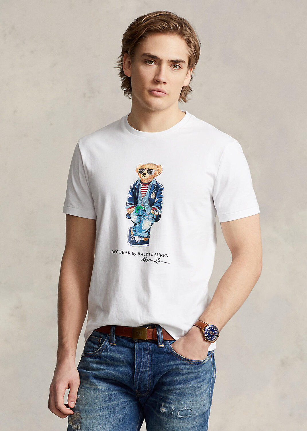 

Футболка из джерси Slim Fit Polo Bear на заказ
