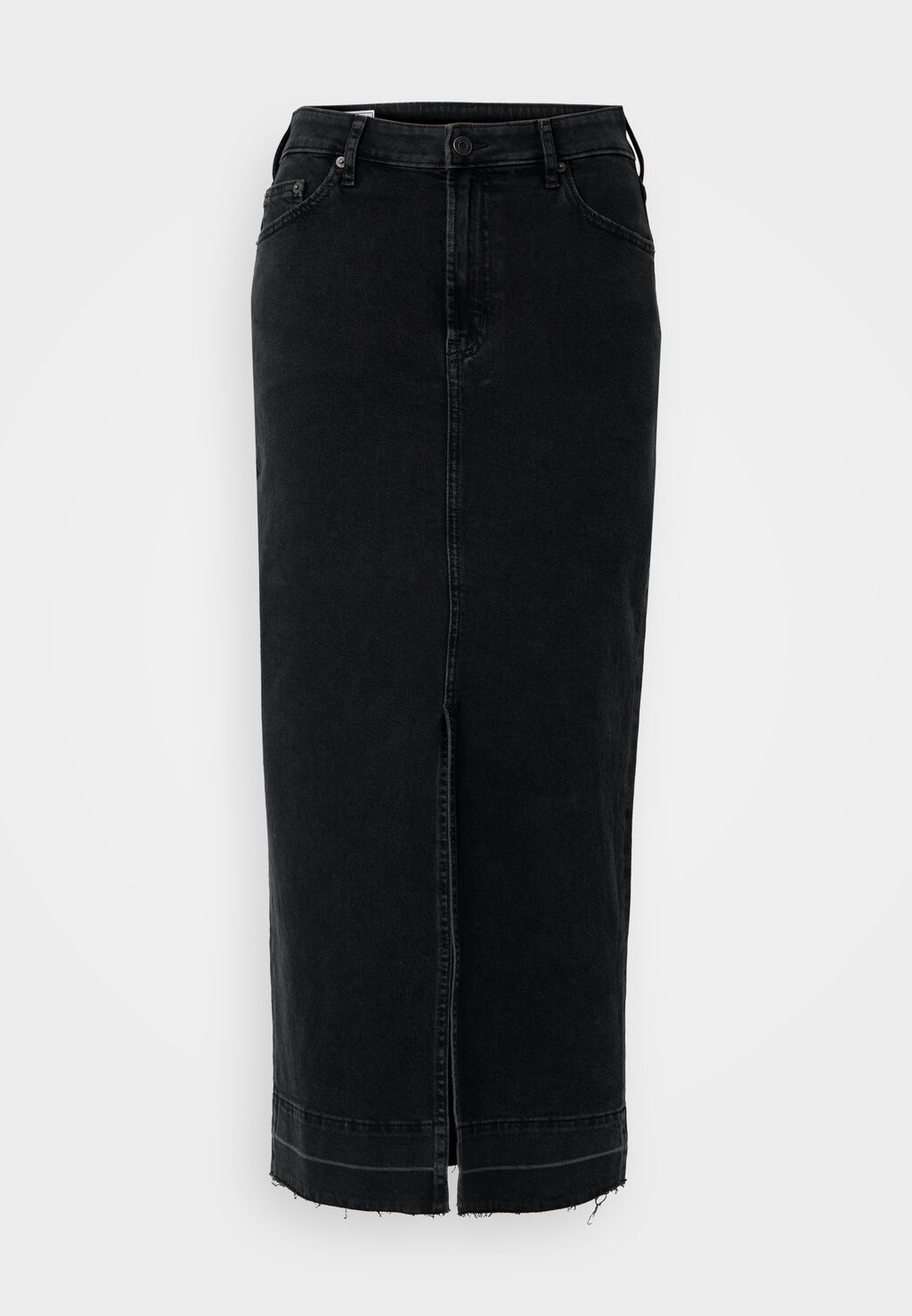 

Джинсовая юбка WASH MIDI SKIRT GAP, черный