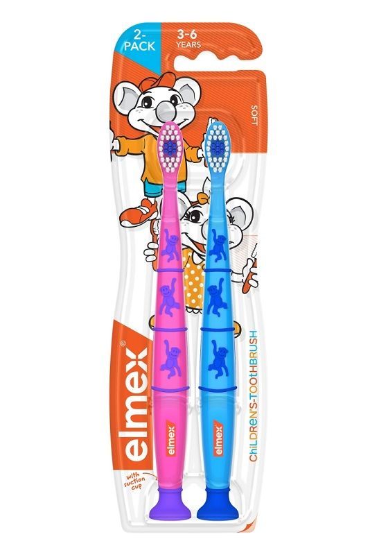 цена Elmex Kids детская зубная щетка, 2 шт.