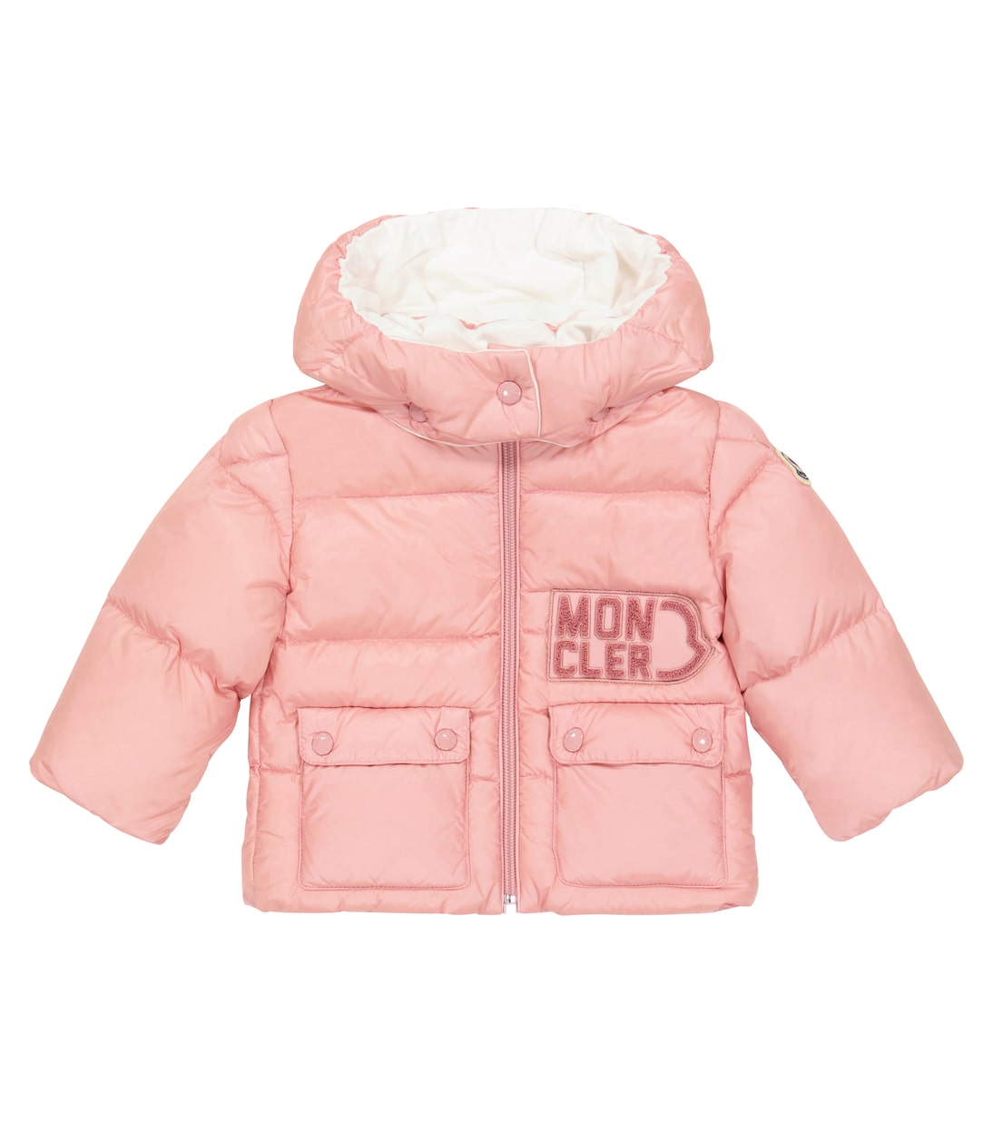 

Детский пуховик «аббай» Moncler Enfant, розовый