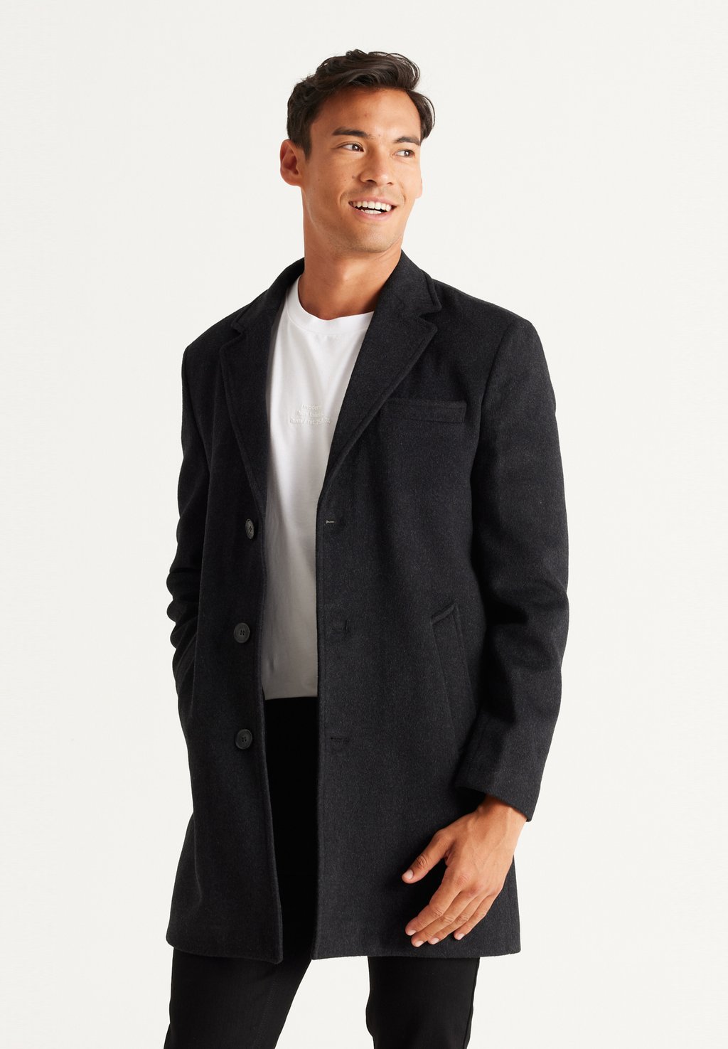 Короткое пальто Standard Fit AC&CO / ALTINYILDIZ CLASSICS футболка базовая loose fit plain ac