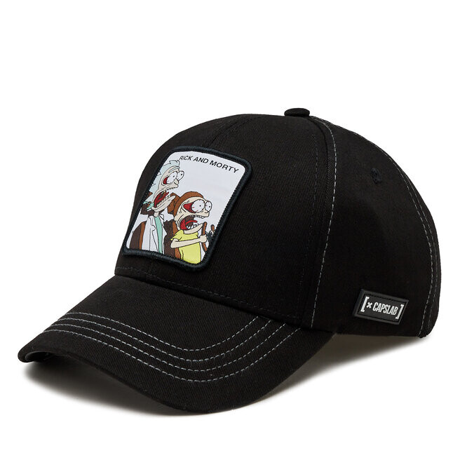 

Бейсболка Capslab RickyEt Morty, черный
