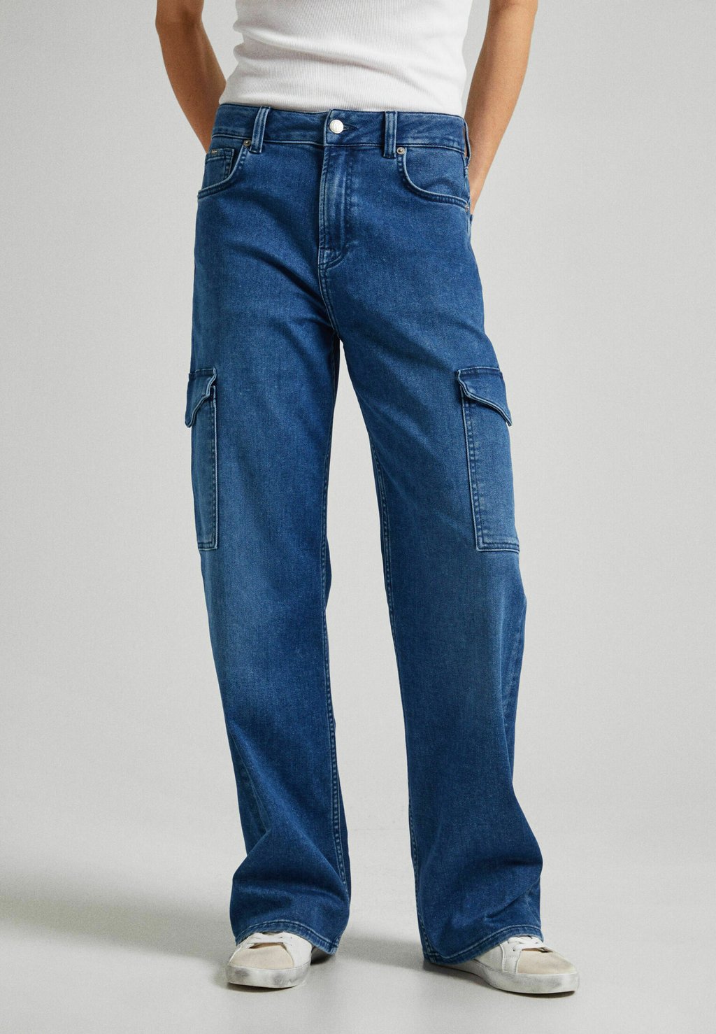 Расклешенные джинсы UTILITY Pepe Jeans, синий деним