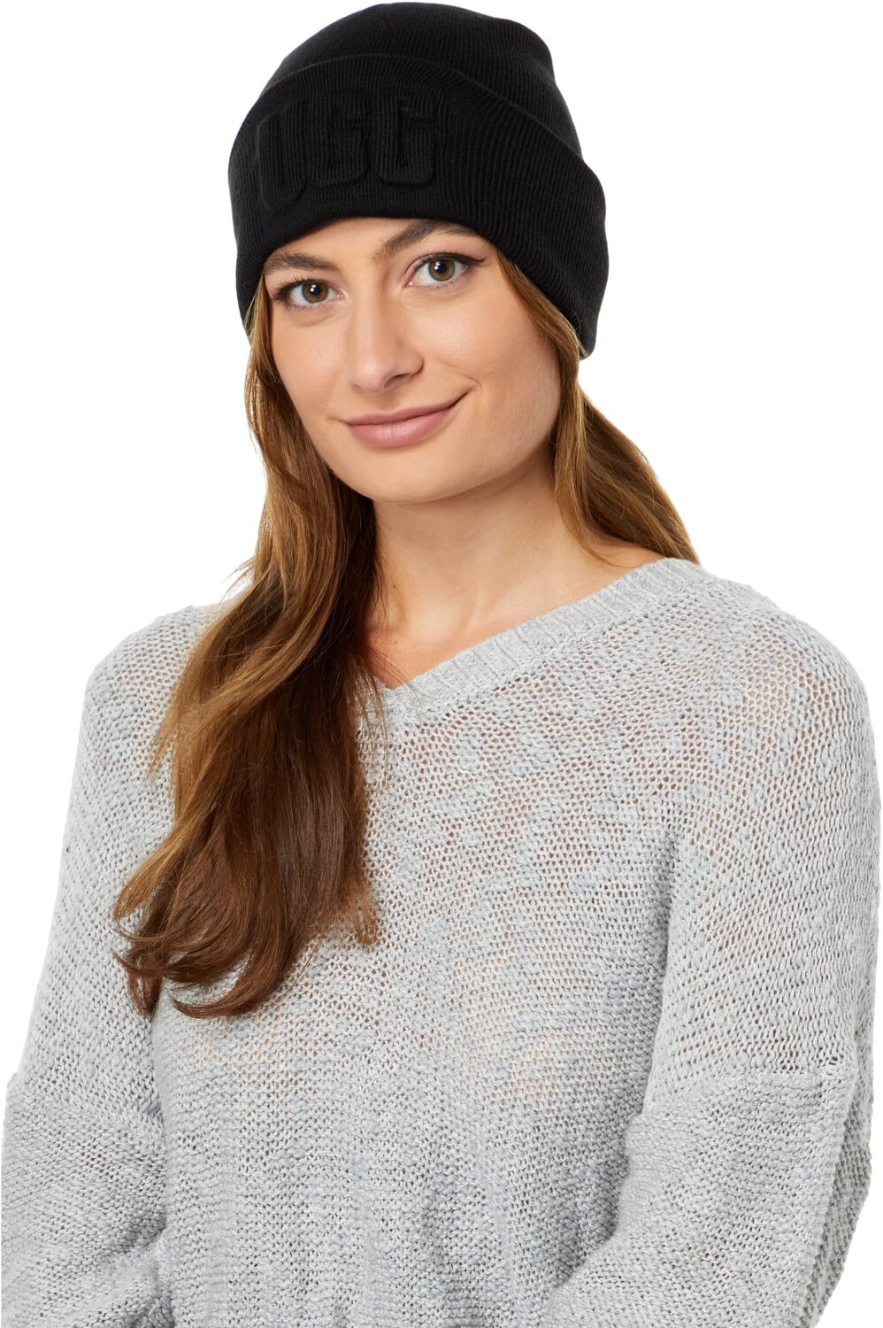 

Шапка UGG 3-D Logo Beanie, черный