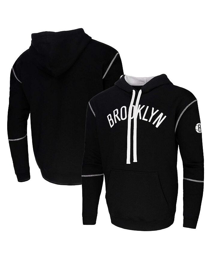 

Мужской и женский черный пуловер с капюшоном Brooklyn Nets Monument Stadium Essentials, черный