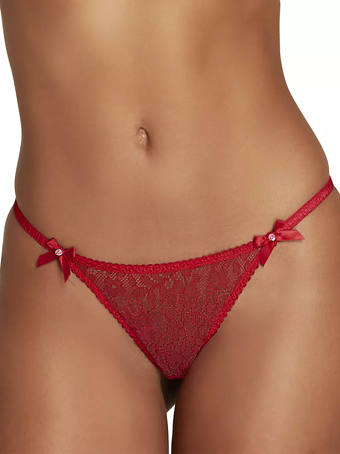 

Лорна кружевные стринги Agent Provocateur, красный