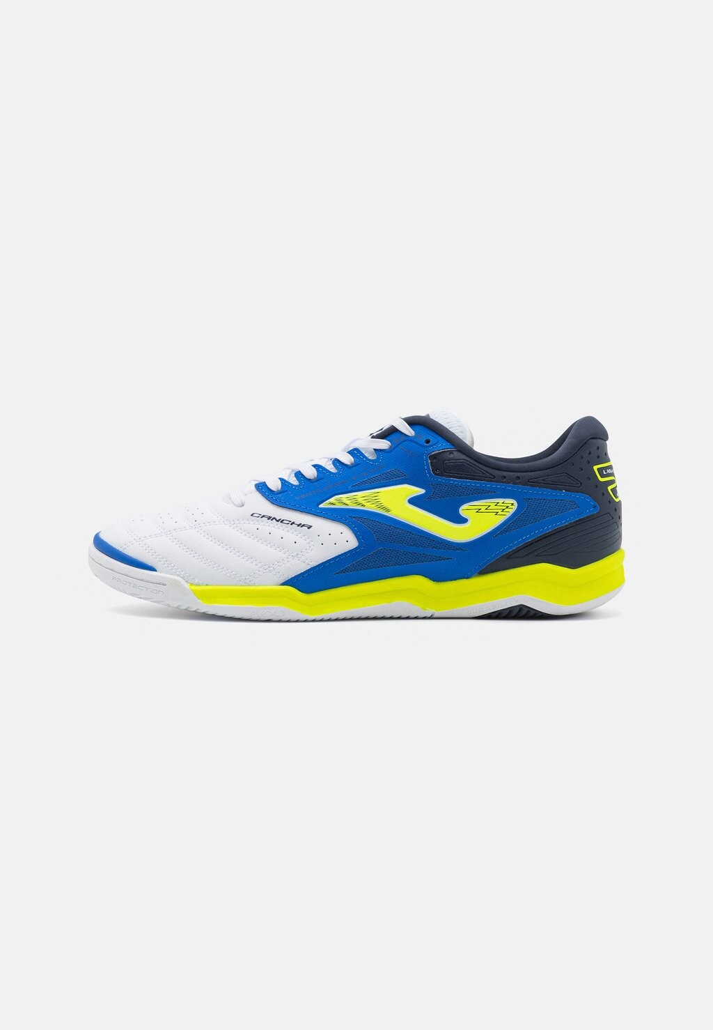 

Бутсы для мини-футбола CANCHA Joma, цвет white/blue/yellow