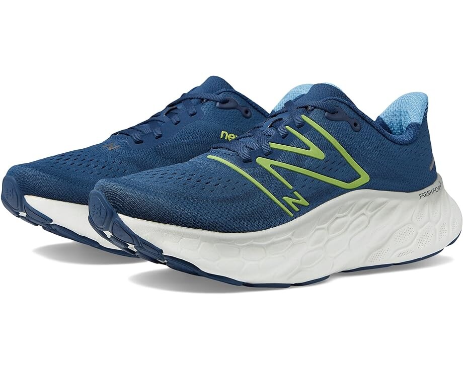 

Кроссовки New Balance Fresh Foam X More v4, цвет NB Navy/Cosmic Pineapple