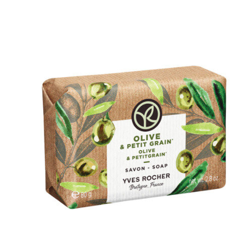 Мыло "Олива и Петитгрейн", 80 г Yves Rocher