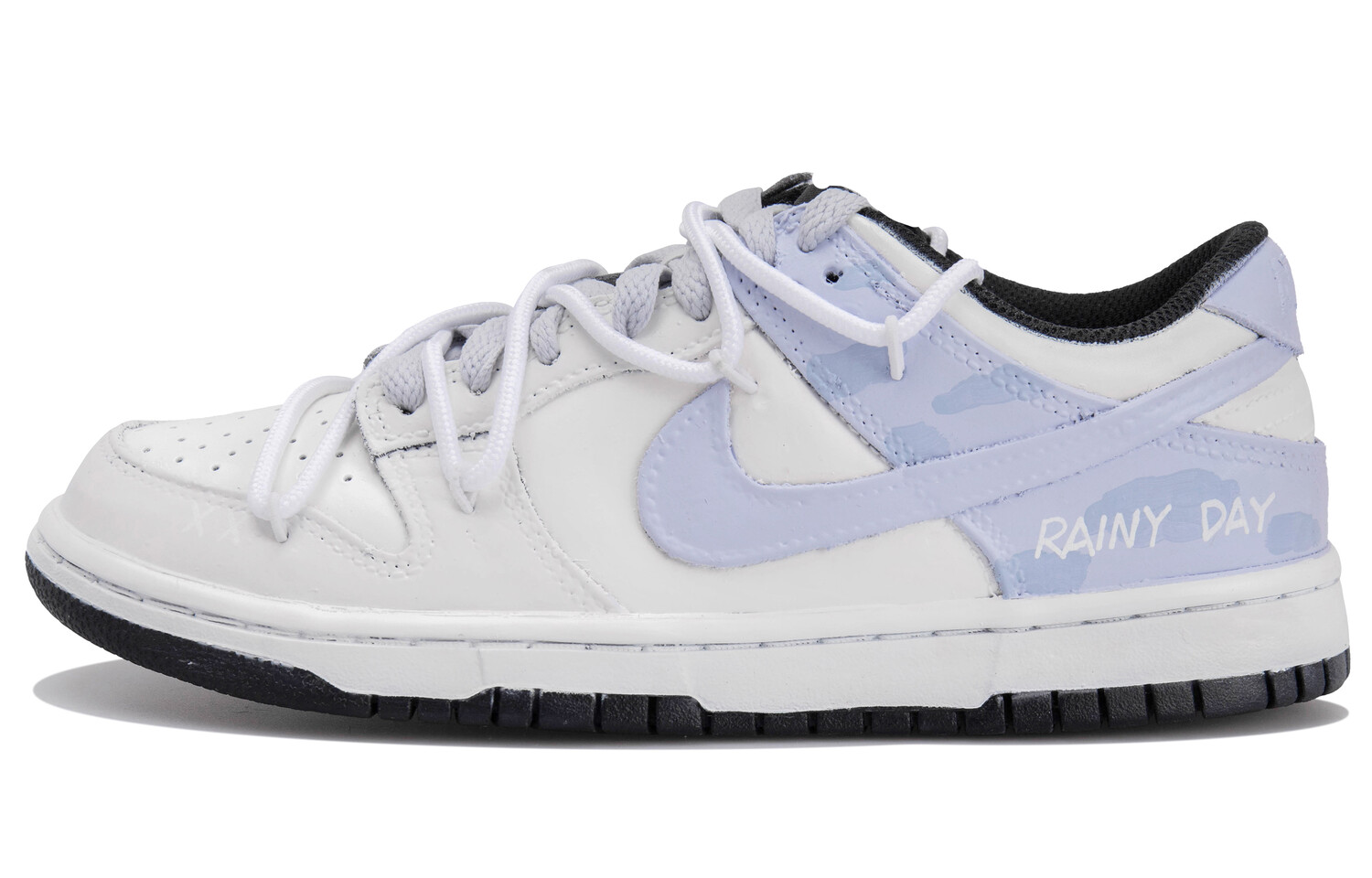 

Кроссовки Nike Dunk Skateboarding Shoes Women's Low-top White/blue, белый/синий