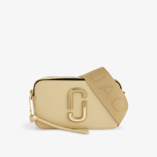 Кожаная сумка через плечо Snapshot Marc Jacobs, хаки
