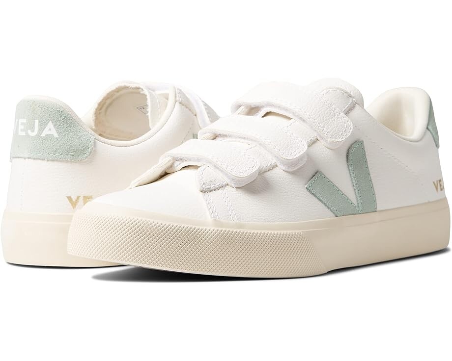 Кроссовки VEJA Recife Logo, цвет Extra White/Matcha