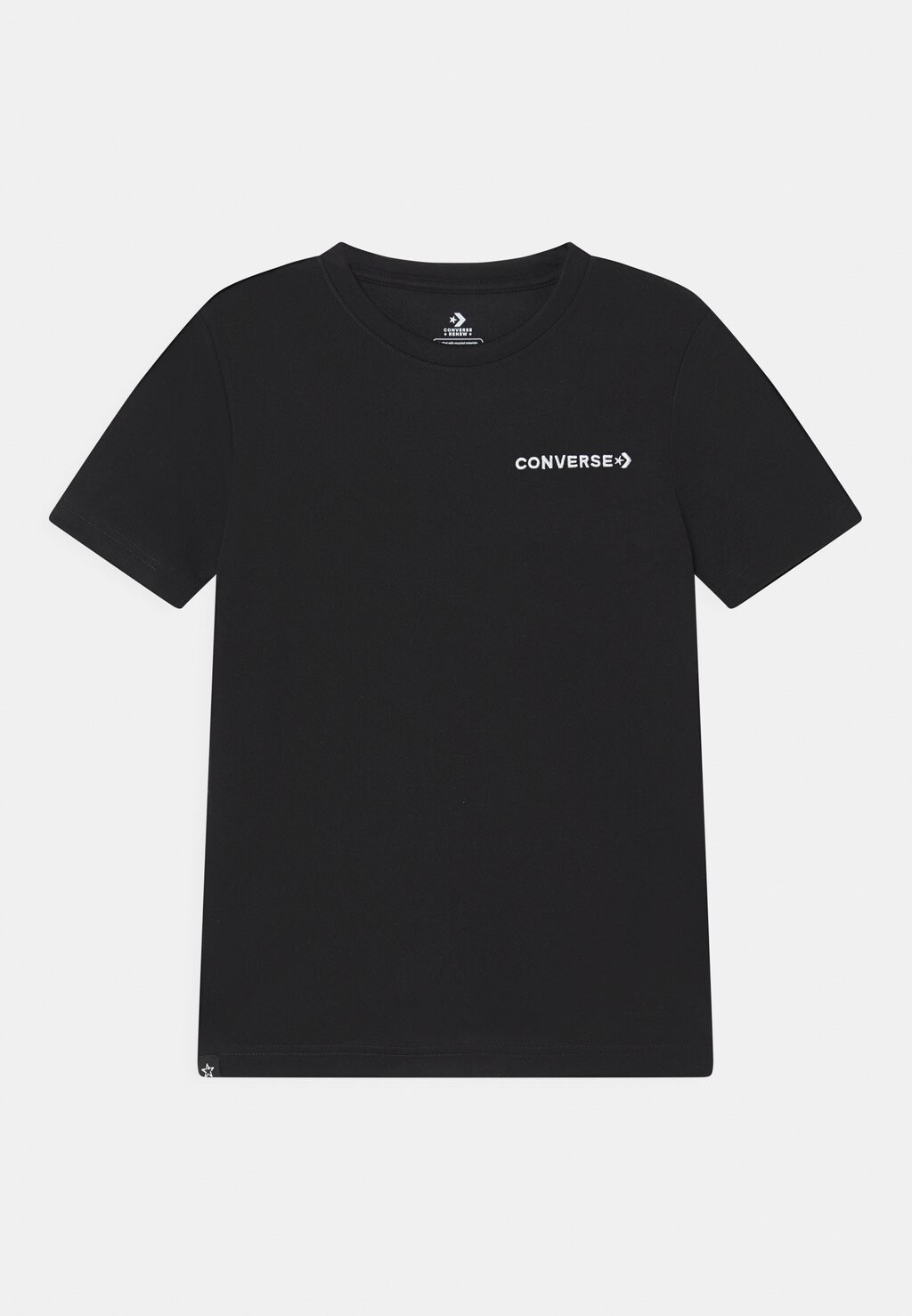 

Базовая футболка Chest Hit Strip Tee Converse, черный