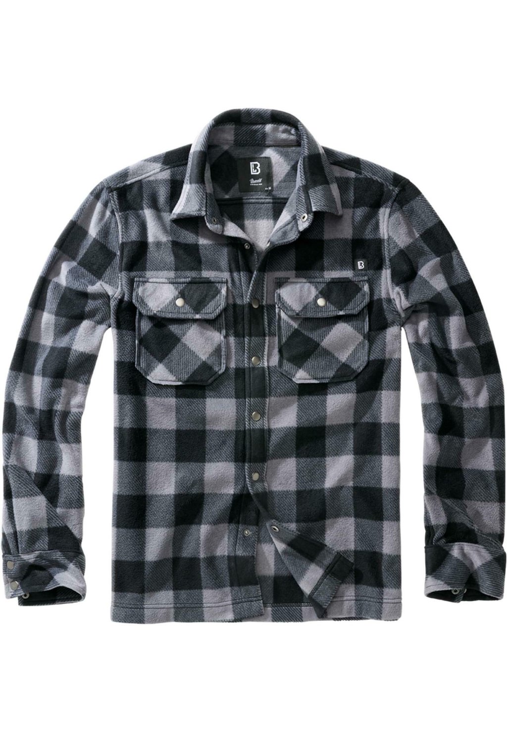 Рубашка Jeff Long Sleeve Brandit, цвет black grey