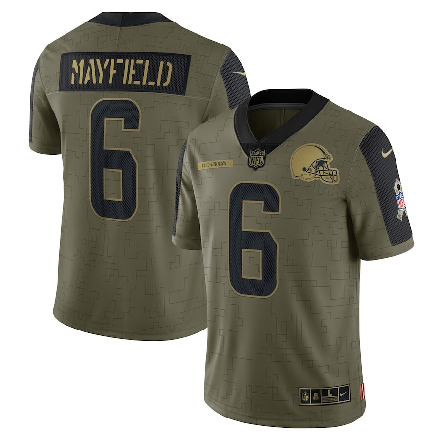 

Джерси Nike Cleveland Browns, оливковый