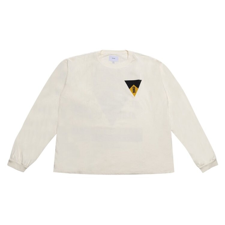 

Футболка Rhude Blood And Mud Long-Sleeve 'Vintage White', белый