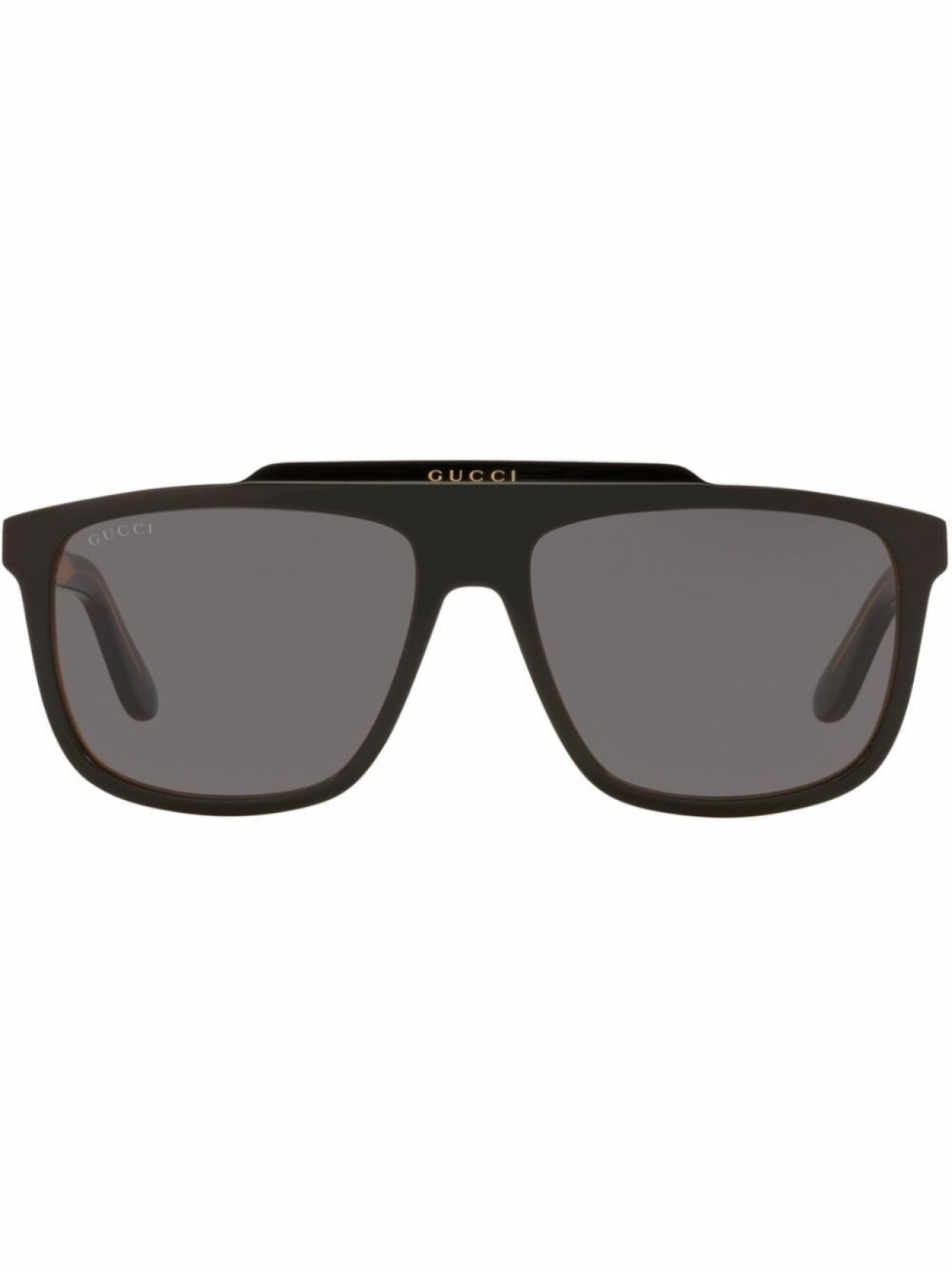 

Солнцезащитные очки-пилоты Gucci Eyewear, черный