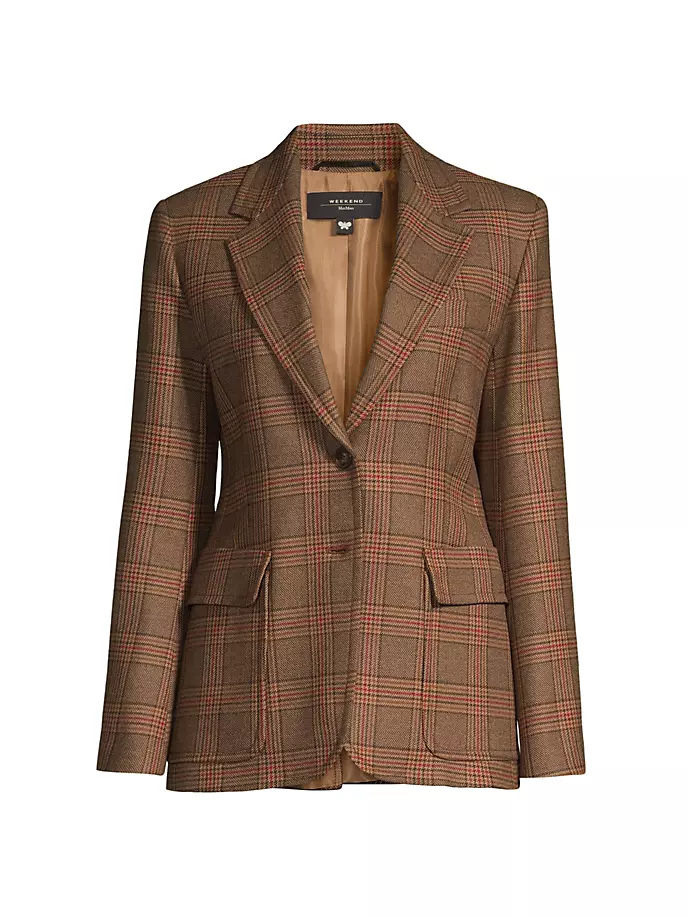 

Клетчатая куртка Dorico Weekend Max Mara, коричневый
