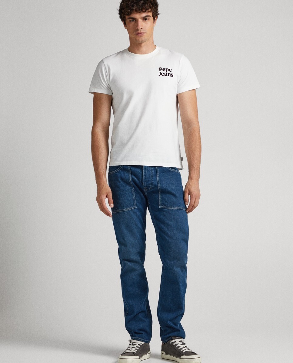 

Свободные мужские джинсы Byron синего цвета Pepe Jeans, синий