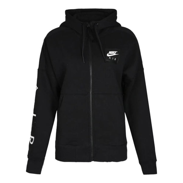 Толстовка Nike AS NSW Air Full Zip Fleece Hoodie 'Black', черный