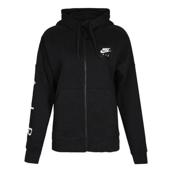 

Толстовка Nike AS NSW Air Full Zip Fleece Hoodie 'Black', черный