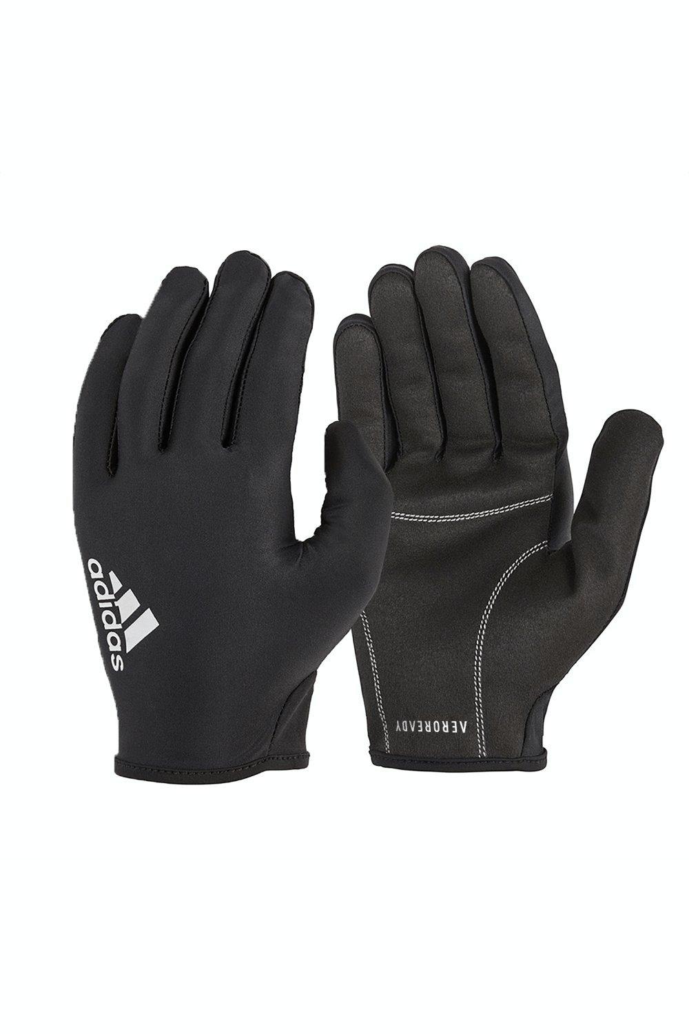 Мужские тренировочные перчатки с полным пальцем Essential Adidas, белый lotophag shell full finger ring