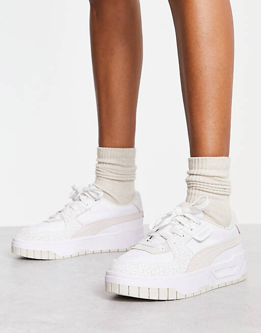 

Белые кроссовки Puma Cali Dream с леопардовым принтом — эксклюзивно для ASOS