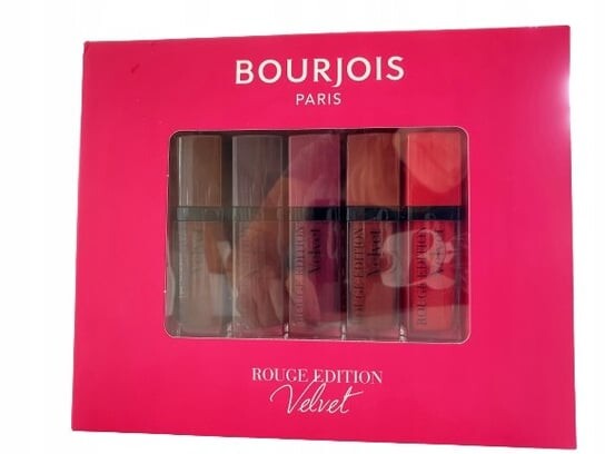 цена НАБОР ГУБНЫХ ПОМАД BOURJOIS ROUGE VELVET, 5 шт.