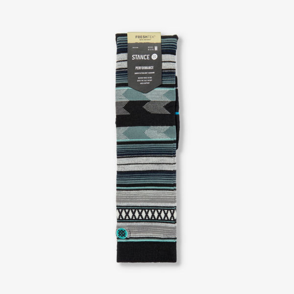 Носки до колена Baron с графичным узором из эластичной ткани Stance, бирюзовый