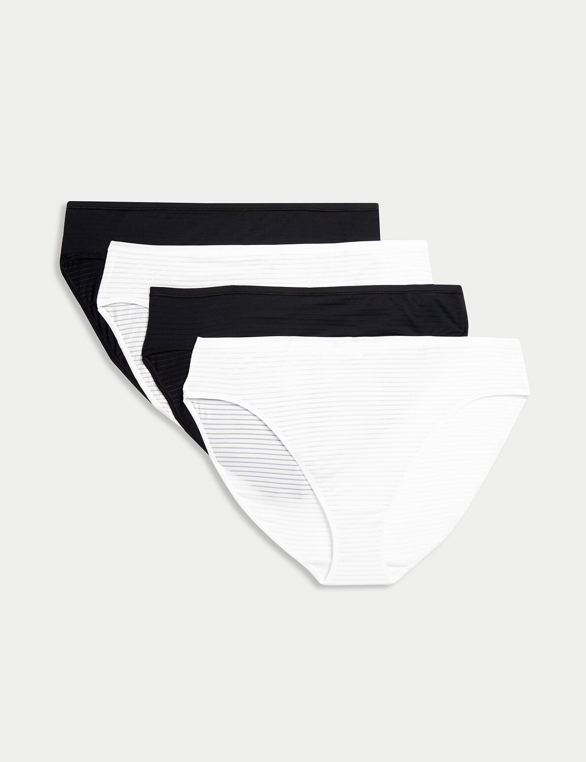 

4 шт. Высокие трусики Modal Rich No VPL Body, белый