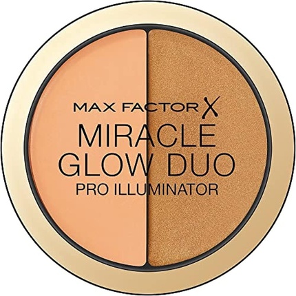 Кремовый хайлайтер Miracle Glow Duo, глубина 30, 11 г, Max Factor max factor румяна хайлайтер miracle cheek duo 30 dusky pink copper