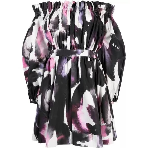 

Платье mini watercolour mini dress Alexander Mcqueen, мультиколор