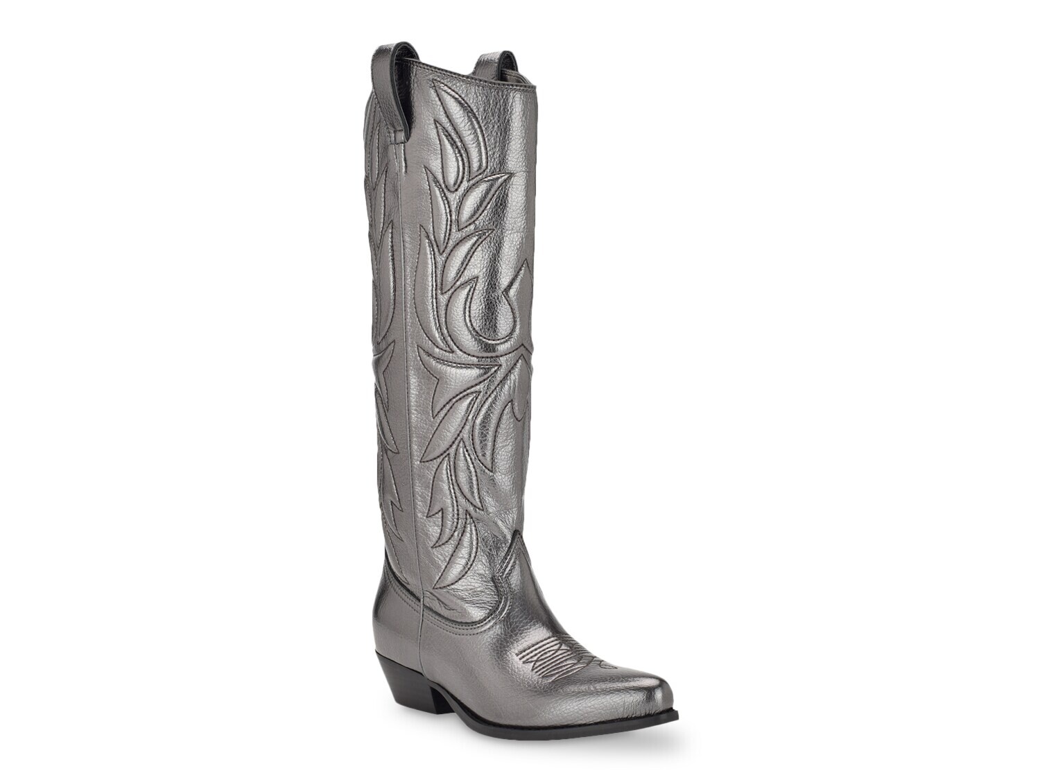 

Сапоги Guess Ginnifer Cowboy, серебряный, Серый