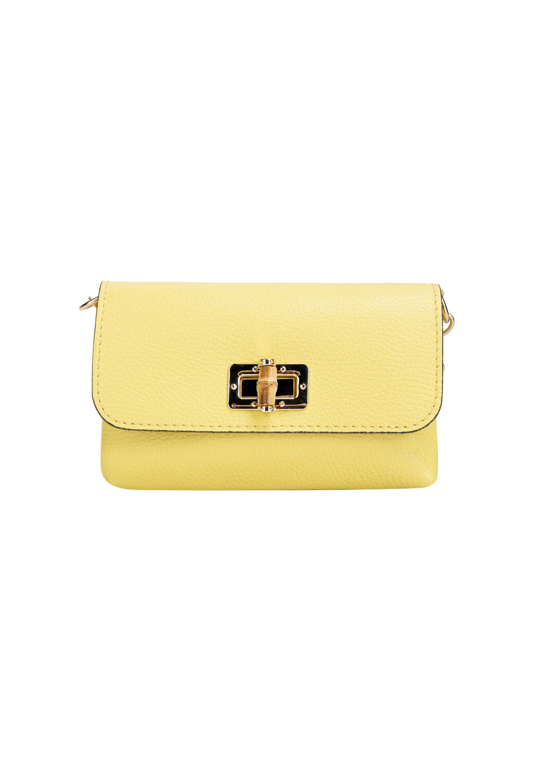 

Сумка через плечо faina Mini Schultertasche Aus Leder, светло-желтый