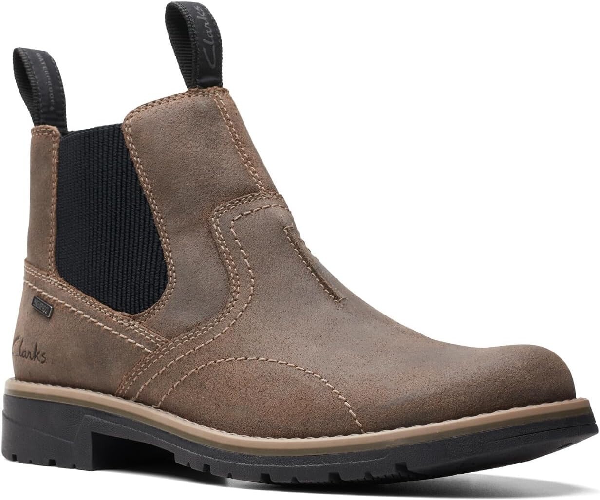 

Ботинки Челси Morris Easy Clarks, цвет Stone Waxy, Серый