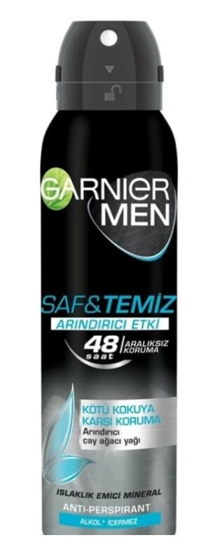 

Garnier Men Pure & Clean Дезодорант 150 мл Очищающий эффект
