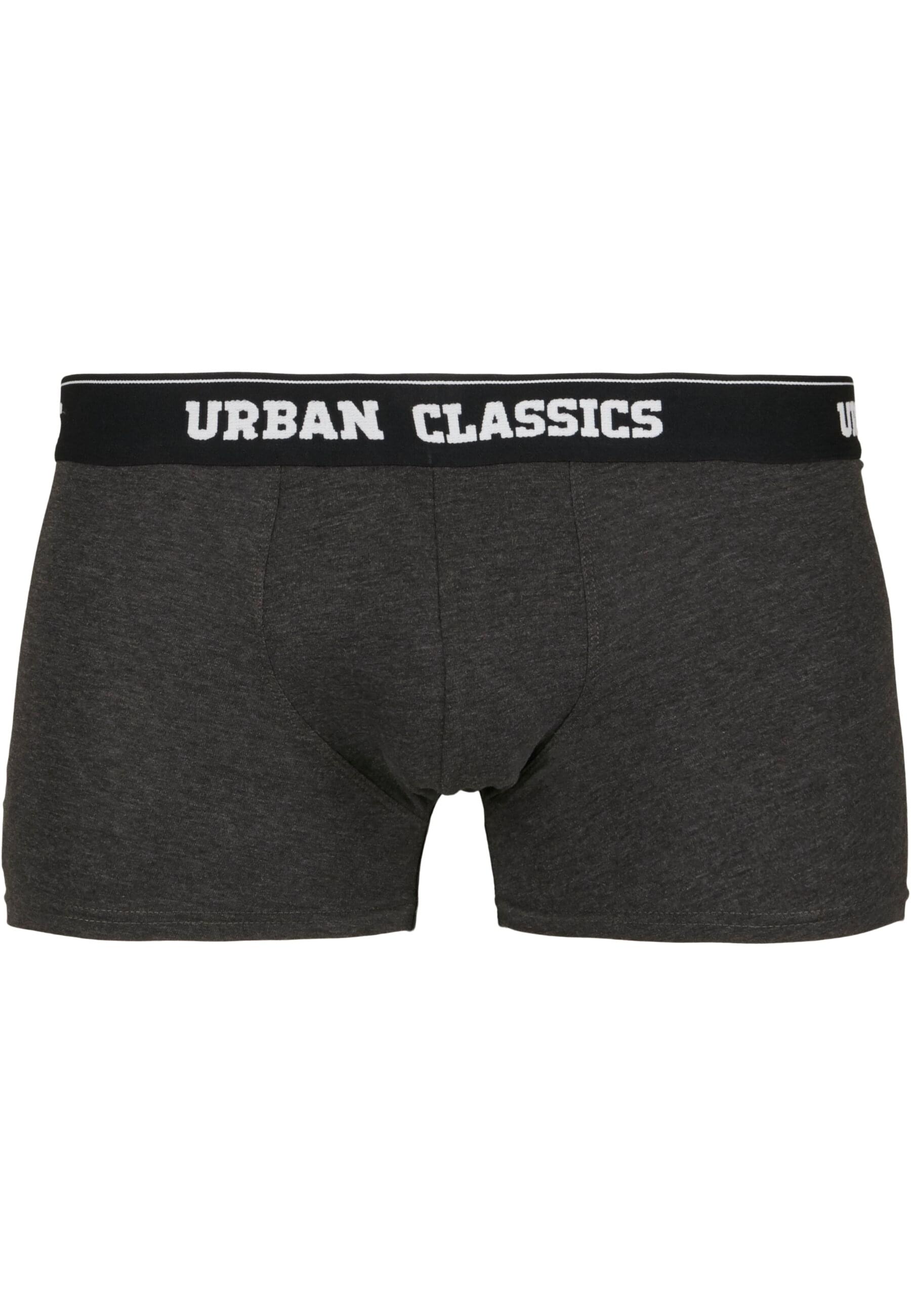 Боксеры Urban Classics Boxershorts, цвет branding AOP/black/charcoal