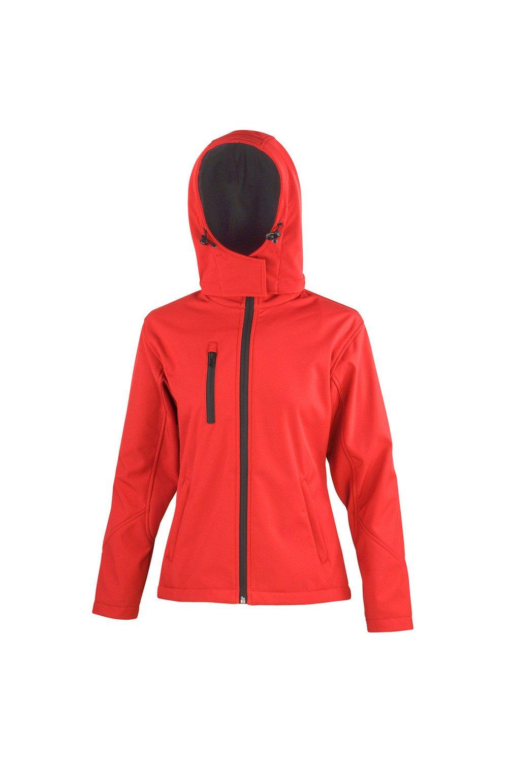 Куртка из софтшелла Core Lite с капюшоном Result, красный влаго ветрозащитная мембрана megaflex roof extra трехслойная ширина 1 5 м 70 м²