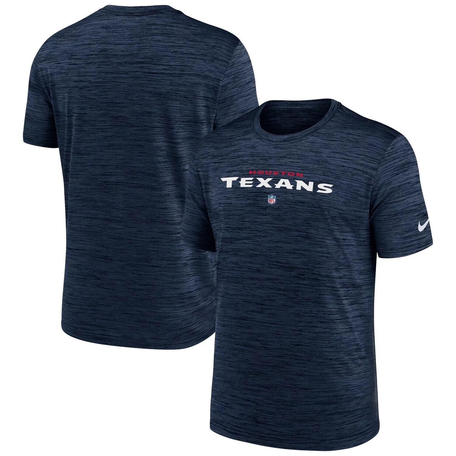 

Мужская темно-синяя футболка Houston Texans Velocity Performance Nike, Синий