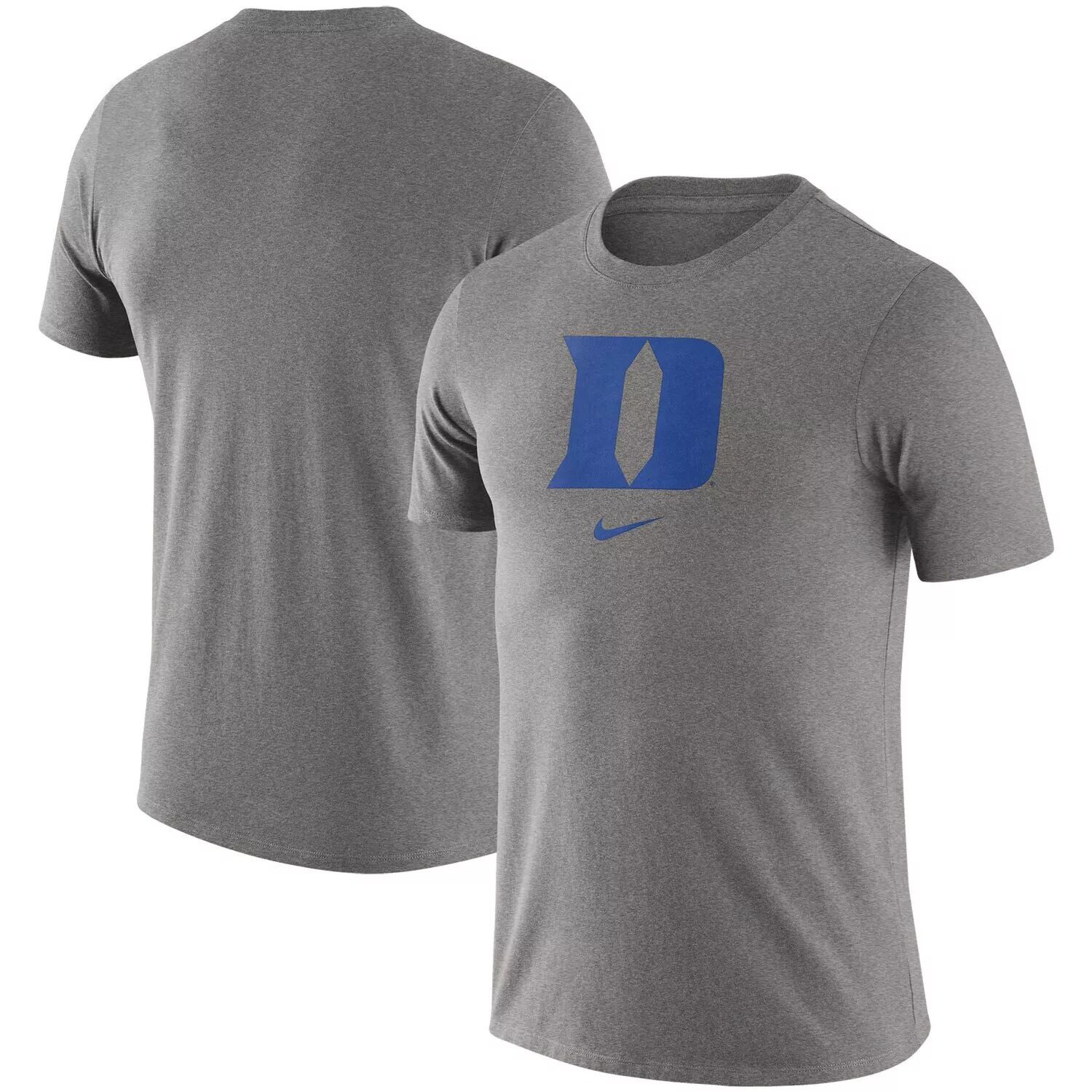 

Мужская серая футболка с логотипом Duke Blue Devils Essential Nike, Серый