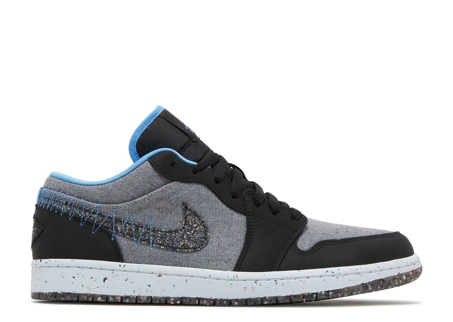 

Кроссовки Air Jordan Air Jordan 1 Low 'Crater - Black', черный