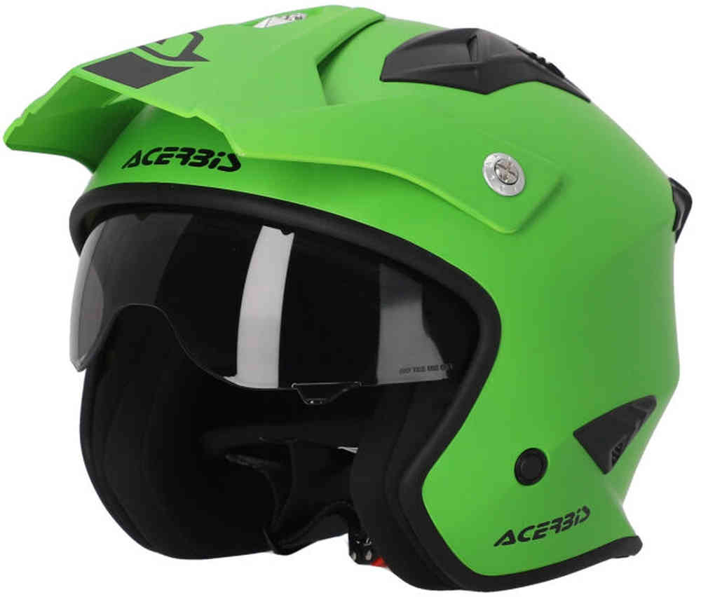Солидный реактивный шлем Aria 2023 Acerbis, зеленый акустическая гитара aria aria 131up stbl