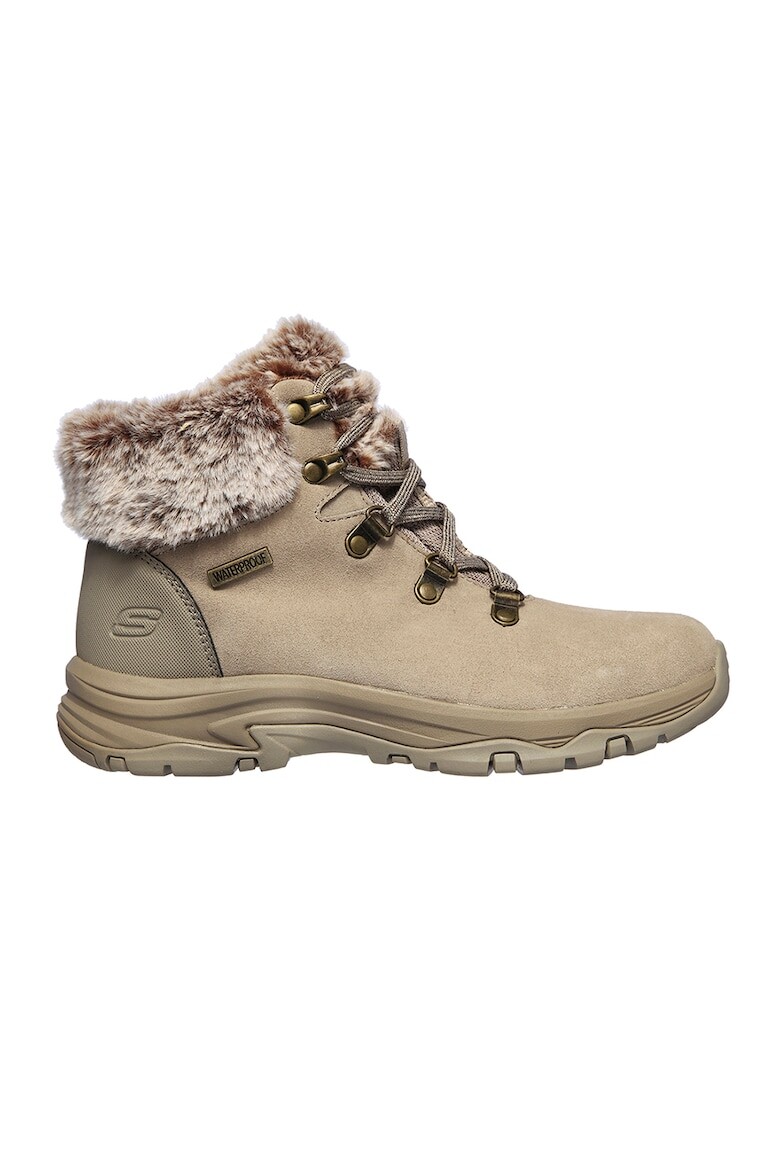 

Непромокаемые замшевые ботинки Trego Falls Finest Skechers, бежевый