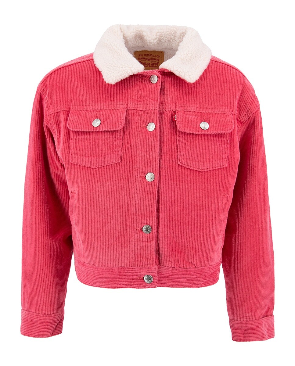 Джинсовая куртка для девочки Levi's, розовый