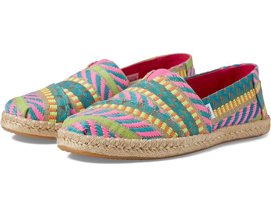 

Лоферы TOMS Alpargata Rope, цвет Neon Pink