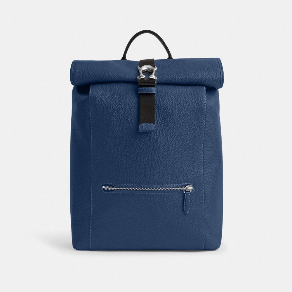 

Рюкзак Beck Roll Top COACH, цвет deep blue