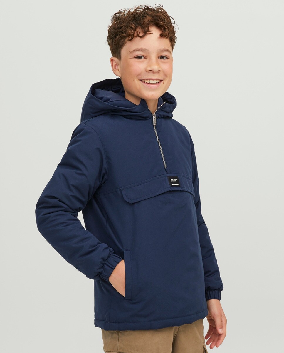 

Легкий анорак для мальчика Jack & Jones, темно-синий